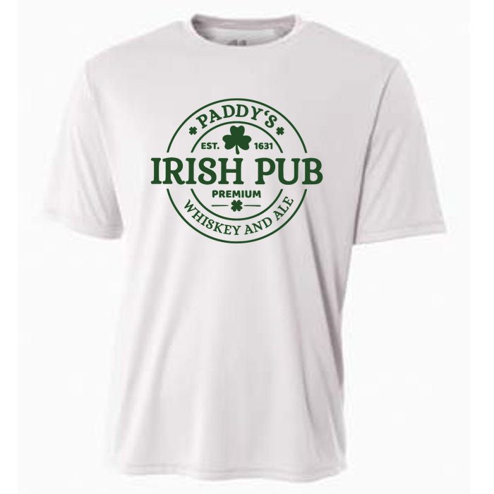 Paddy's Irish Pub Whiskey And Ale Cooling Performance Crew T-Shirt