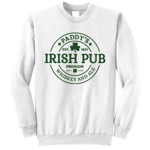 Paddy's Irish Pub Whiskey And Ale Sweatshirt