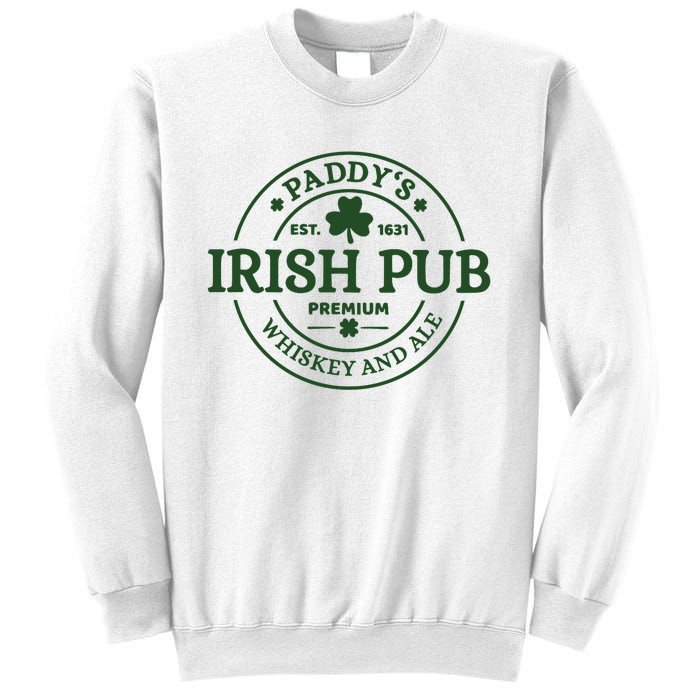 Paddy's Irish Pub Whiskey And Ale Sweatshirt