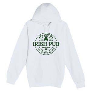 Paddy's Irish Pub Whiskey And Ale Premium Pullover Hoodie