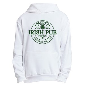 Paddy's Irish Pub Whiskey And Ale Urban Pullover Hoodie