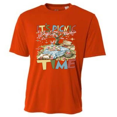 Picnics ItS Picnic Time Picnic Basket For Family Picnic Fun Gift Cooling Performance Crew T-Shirt