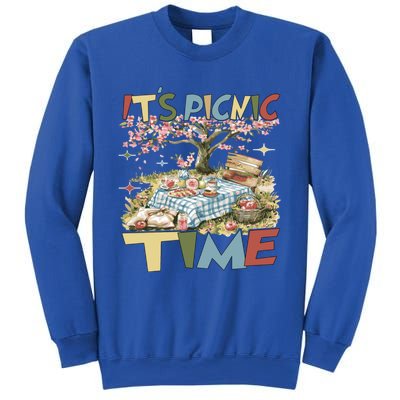 Picnics ItS Picnic Time Picnic Basket For Family Picnic Fun Gift Sweatshirt