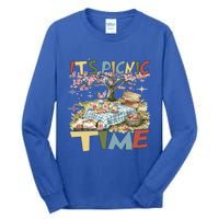 Picnics ItS Picnic Time Picnic Basket For Family Picnic Fun Gift Tall Long Sleeve T-Shirt