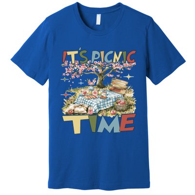 Picnics ItS Picnic Time Picnic Basket For Family Picnic Fun Gift Premium T-Shirt