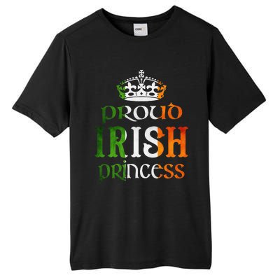 Proud Irish Princess Funny Saint Patrick's Day Tall Fusion ChromaSoft Performance T-Shirt