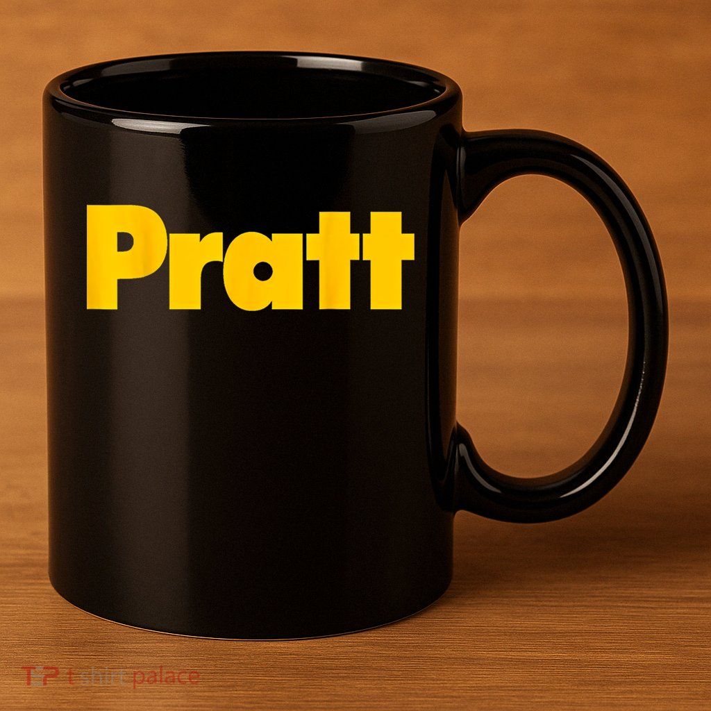 Pratt Institute 11oz C Handle Ceramic Mug