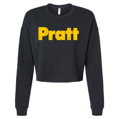 Pratt Institute Cropped Pullover Crew