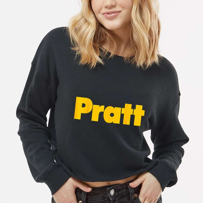 Pratt Institute Cropped Pullover Crew