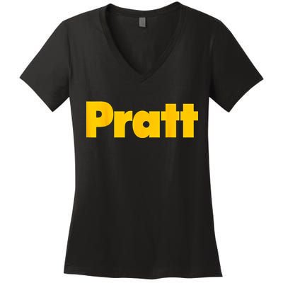 Pratt Institute Women's V-Neck T-Shirt