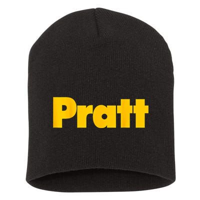 Pratt Institute Short Acrylic Beanie