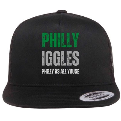 Philly Iggles Philly Vs All Youse Retro Flat Bill Trucker Hat