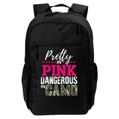 Pretty In Pink Dangerous In Camo Hunting Girl Backpack