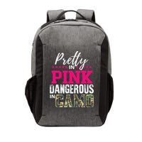 Pretty In Pink Dangerous In Camo Hunting Girl Vector Backpack