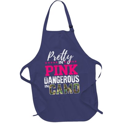 Pretty In Pink Dangerous In Camo Hunting Girl Apron