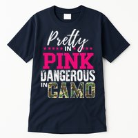 Pretty In Pink Dangerous In Camo Hunting Girl Tall T-Shirt