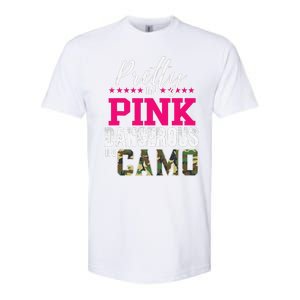 Pretty In Pink Dangerous In Camo Hunting Girl Softstyle CVC T-Shirt