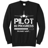 Pilot In Progress Please Wait Funny Pilot School Student Sweatshirt