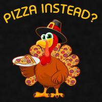Pizza Instead Pizza Lover Hate Turkey Ladies PosiCharge Tri-Blend Wicking Tank