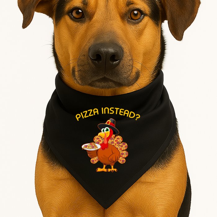 Pizza Instead Pizza Lover Hate Turkey USA-Made Doggie Bandana