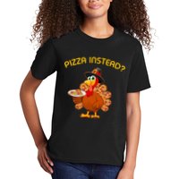Pizza Instead Pizza Lover Hate Turkey Kids T-Shirt