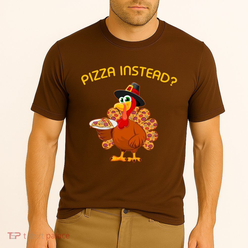 Pizza Instead Pizza Lover Hate Turkey Cooling Performance Crew T-Shirt