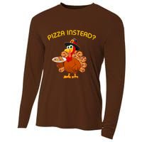 Pizza Instead Pizza Lover Hate Turkey Cooling Performance Long Sleeve Crew