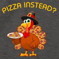 Pizza Instead Pizza Lover Hate Turkey Vector Backpack