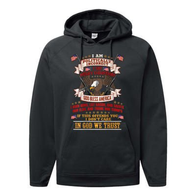 Politically Incorrect Performance Fleece Hoodie