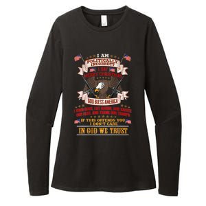 Politically Incorrect Womens CVC Long Sleeve Shirt