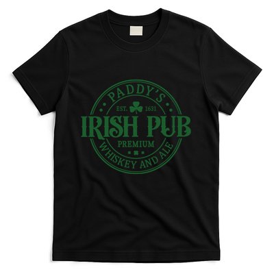 Paddys Irish Pub Vintage St Patricks Day T-Shirt