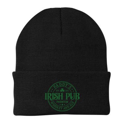 Paddys Irish Pub Vintage St Patricks Day Beanie