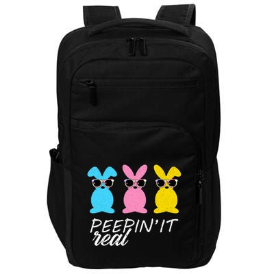 Peepin It Real Easter Bunnies Cool Impact Tech Backpack