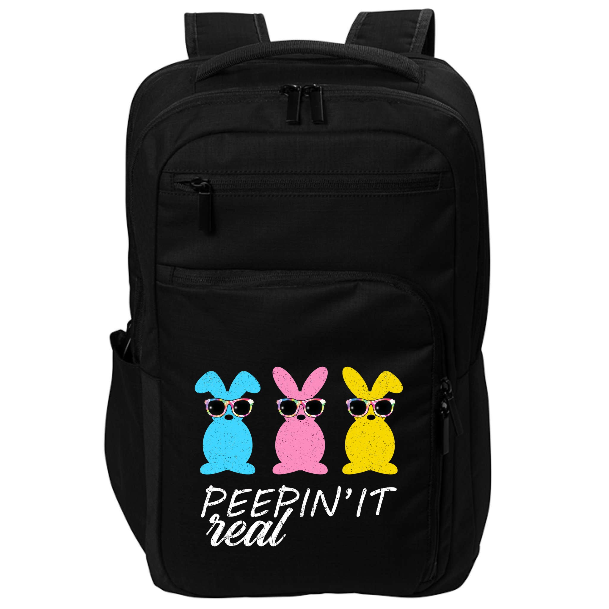 Peepin It Real Easter Bunnies Cool Impact Tech Backpack