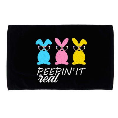 Peepin It Real Easter Bunnies Cool Microfiber Hand Towel