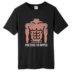 Pretend Im Ripped Halloween Costume Strong Sculpted Physique Tall Fusion ChromaSoft Performance T-Shirt