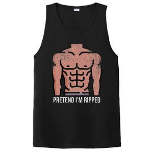 Pretend Im Ripped Halloween Costume Strong Sculpted Physique PosiCharge Competitor Tank