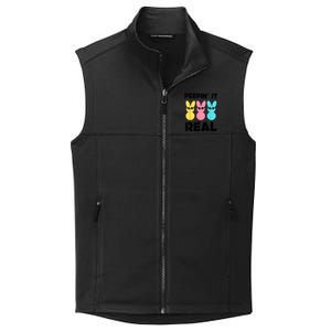 Peepin It Real Easter Day Bunny Collective Smooth Fleece Vest