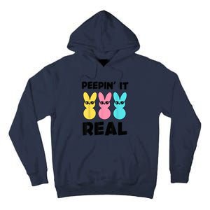 Peepin It Real Easter Day Bunny Tall Hoodie