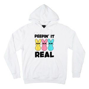 Peepin It Real Easter Day Bunny Hoodie