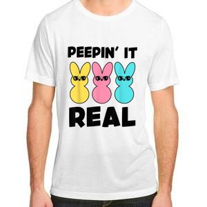 Peepin It Real Easter Day Bunny Adult ChromaSoft Performance T-Shirt