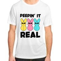 Peepin It Real Easter Day Bunny Adult ChromaSoft Performance T-Shirt