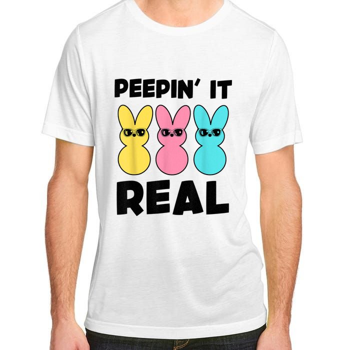 Peepin It Real Easter Day Bunny Adult ChromaSoft Performance T-Shirt