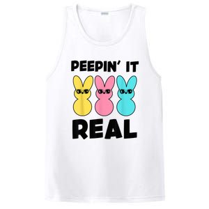 Peepin It Real Easter Day Bunny PosiCharge Competitor Tank