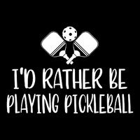 Pickleball I'd Rather Be Sustainable Beanie