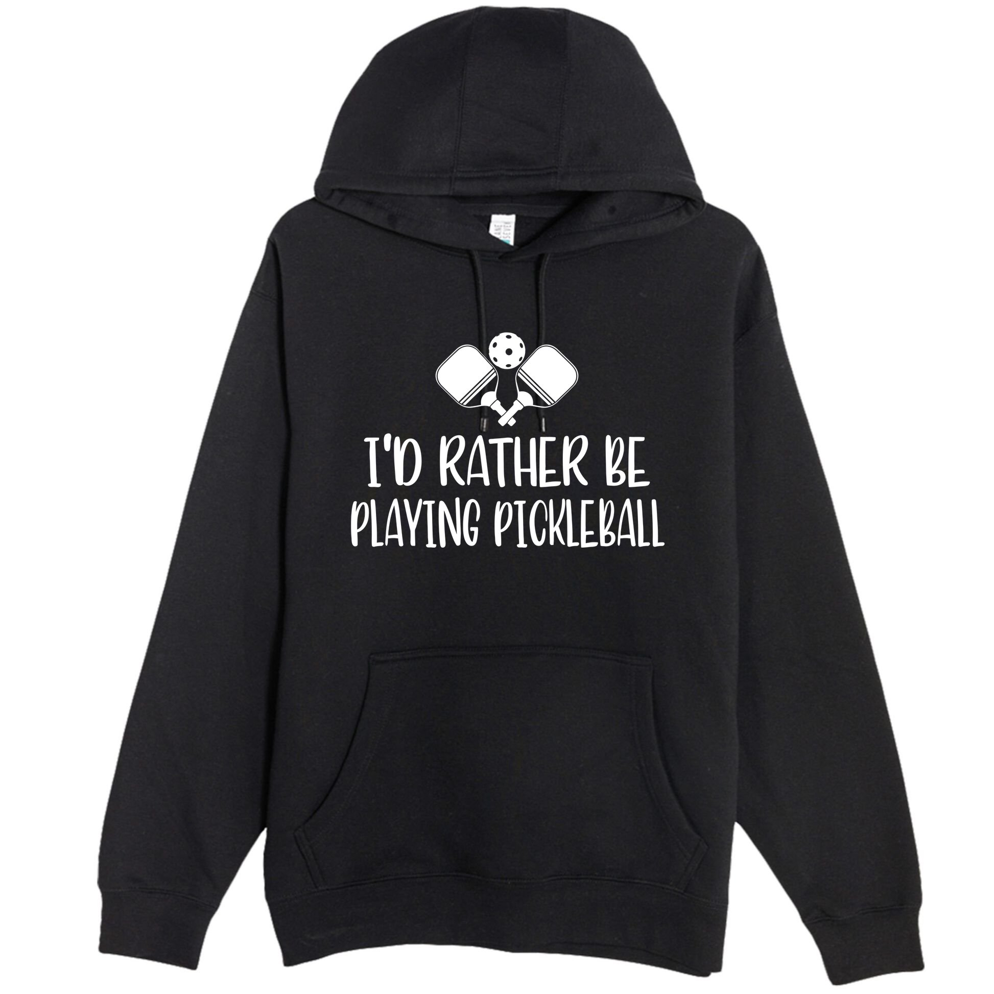 Pickleball I'd Rather Be Premium Pullover Hoodie