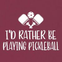 Pickleball I'd Rather Be 16oz Travel Tumbler