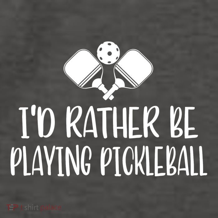 Pickleball I'd Rather Be Vector Backpack