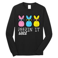 Peepin It Real Easter Bunnies Cool Long Sleeve Shirt