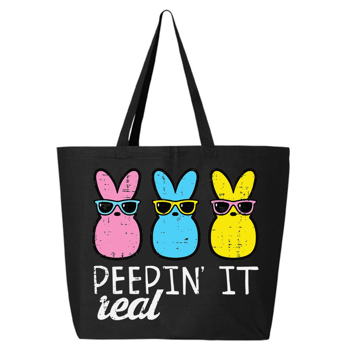Peepin It Real Easter Bunnies Cool 25L Jumbo Tote
